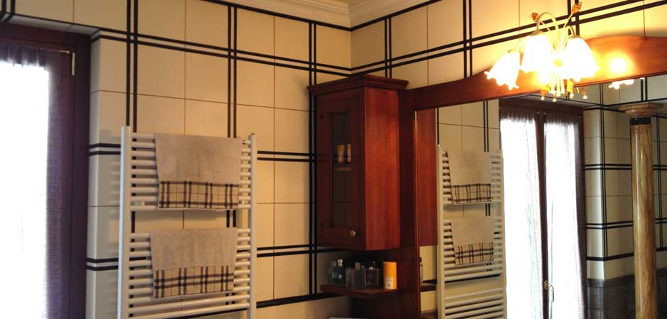 pareti effetto tapezzeria damascato effetto cangiante - Mattavelli