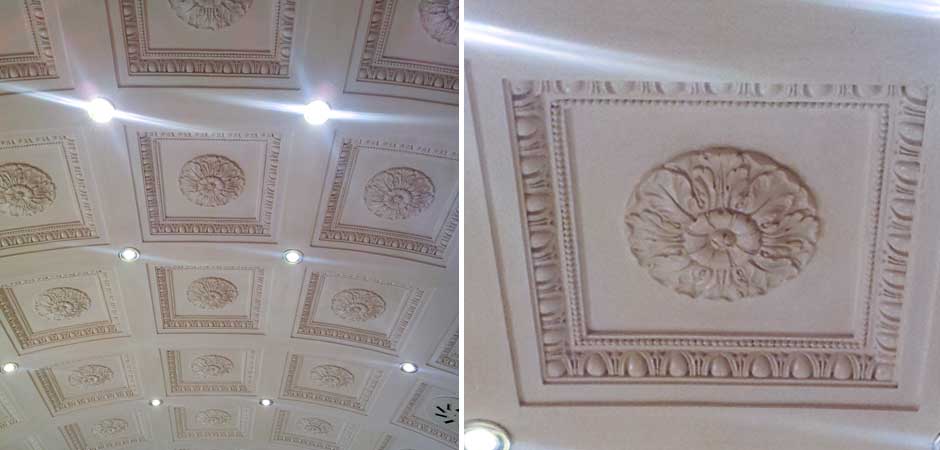 casa privata al cairo: decorazioni in gesso a disegno - Mattavelli