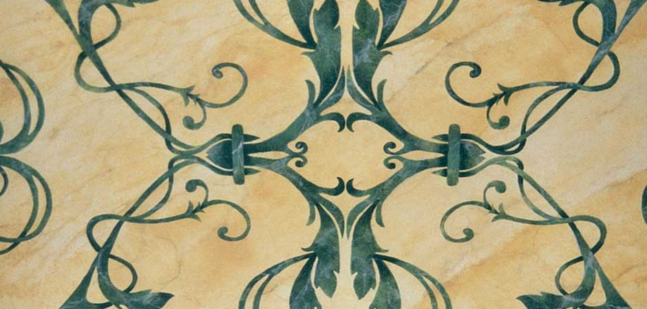 finto marmo su tavolo - Mattavelli