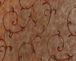 Pareti oro con decori casa privata - Mattavelli